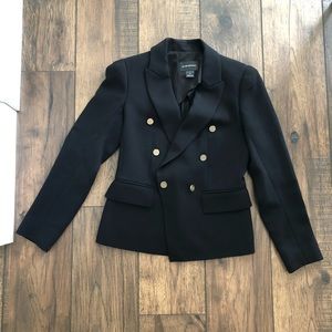 Club Monaco Black Blazer with Gold Buttons